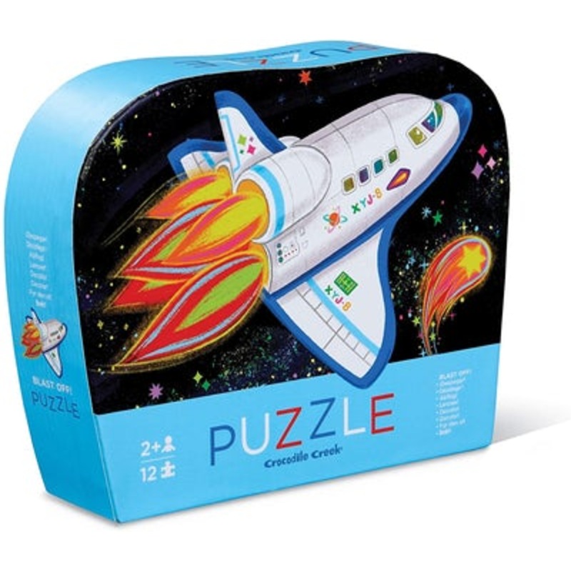 Crocodile Creek 12Pc Mini Blast Off Puzzle