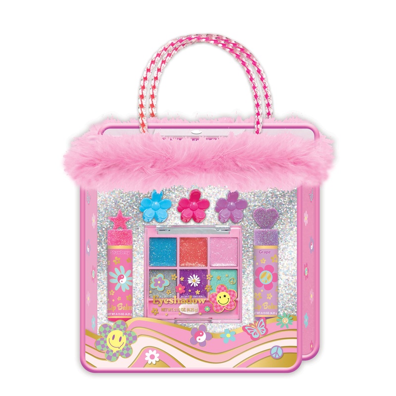 Hot Focus Fancy Beauty Bag - Groovy Flower