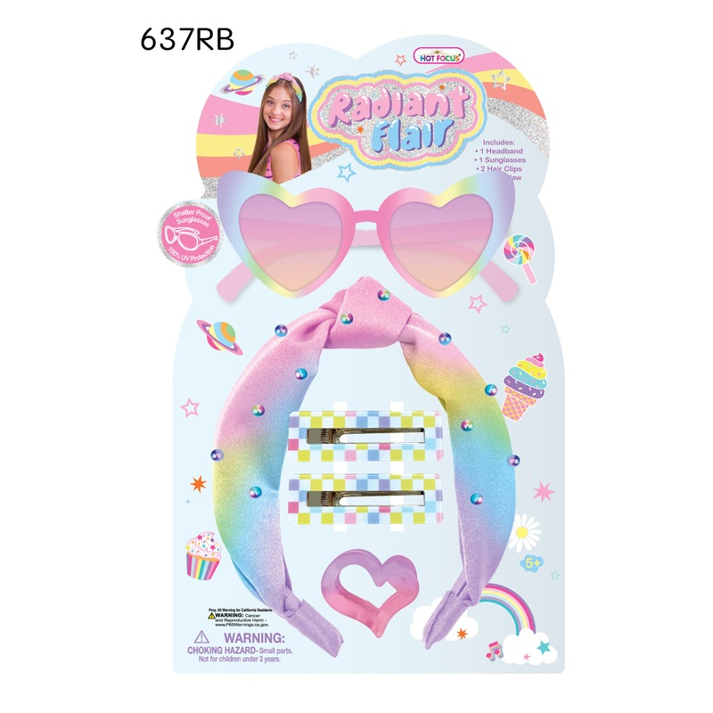 Hot Focus Radiant Flair - Rainbow