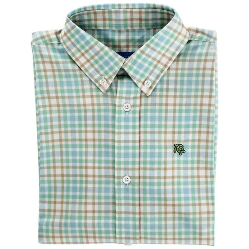 J. Bailey Roscoe Performance Button Down Shirt - Alpine
