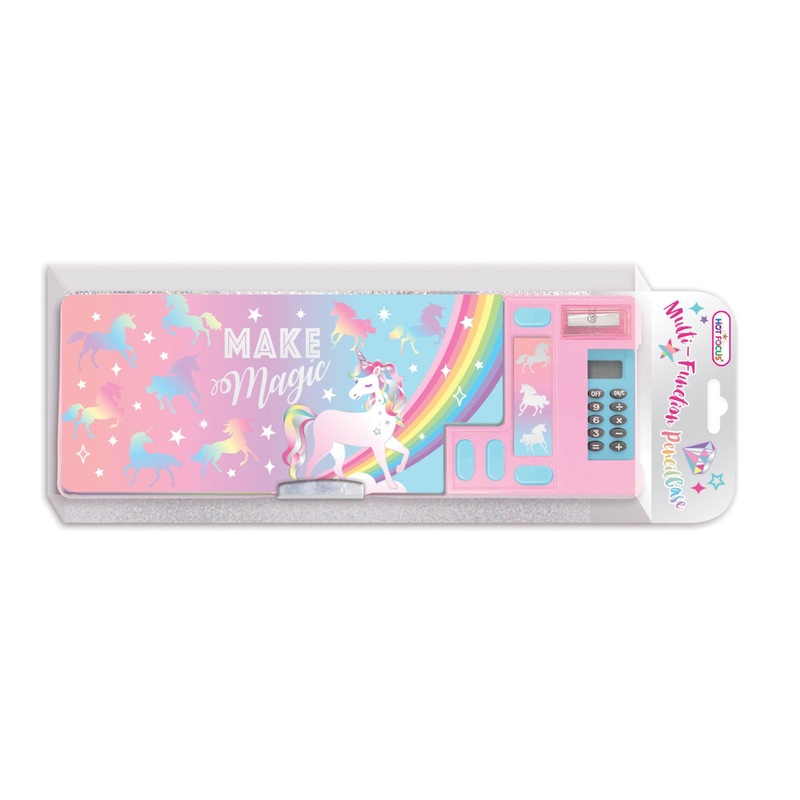 Multi Function Pencil Case - Unicorn