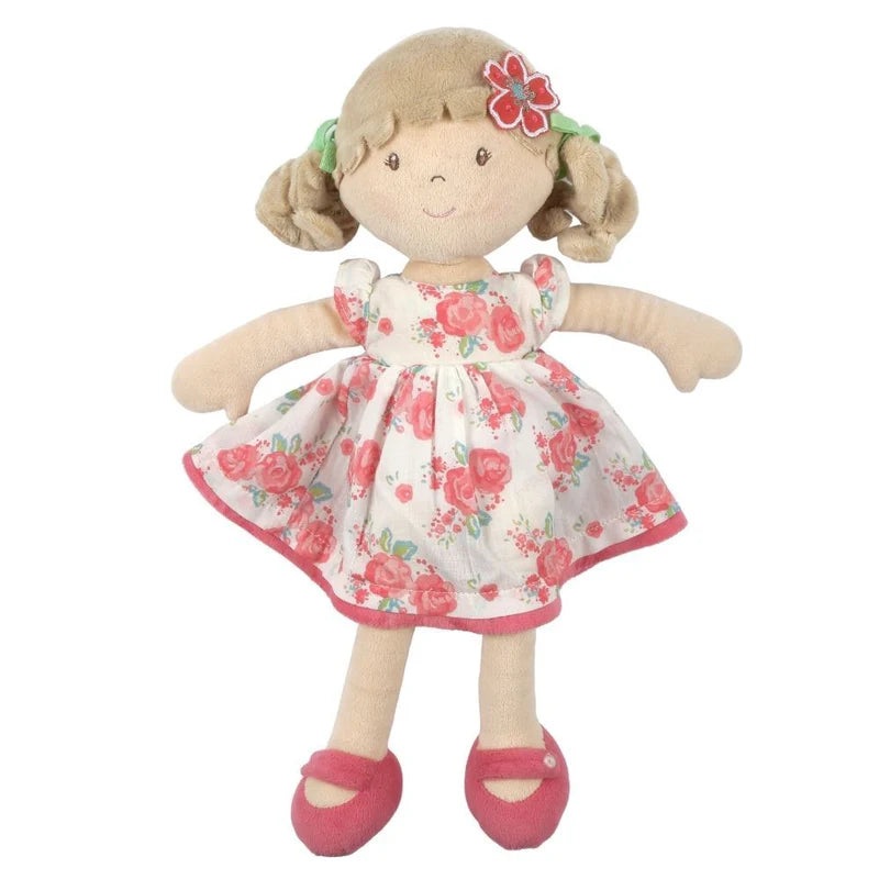 Scarlet Plush Doll - Beige Hair w/ Pink Floral Dress