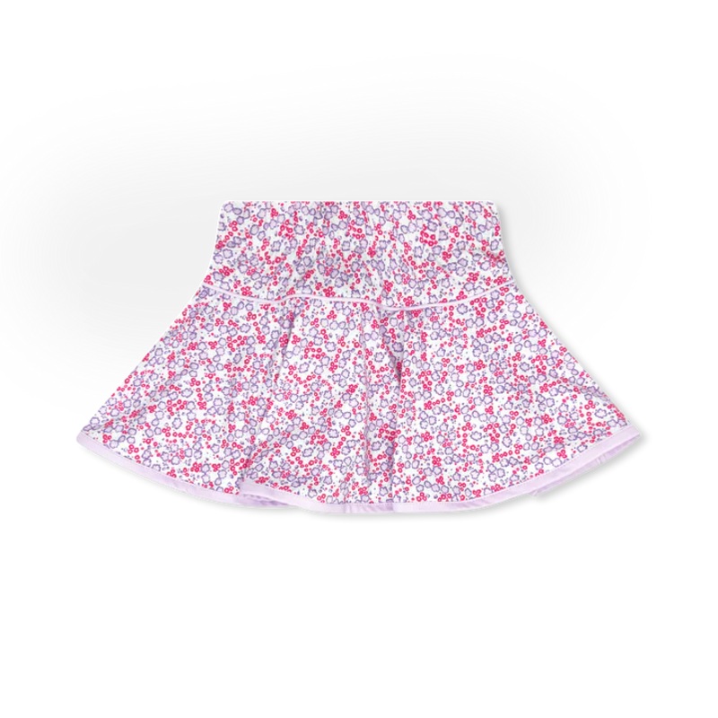 Set Athleisure Quinn Skort - Flower Power Floral, Petal Purple