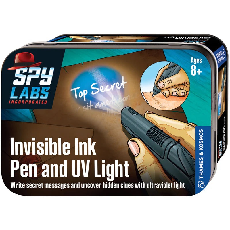 Thames + Kosmos Spy Labs:  Invisible Ink Pen and UV Light