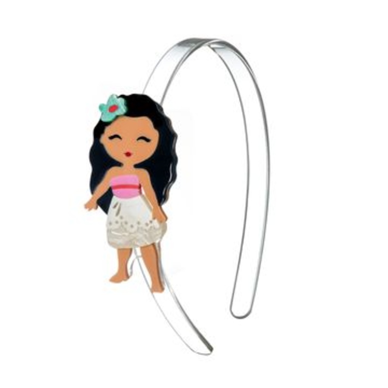 Acrylic Headband - Cute Doll Flower