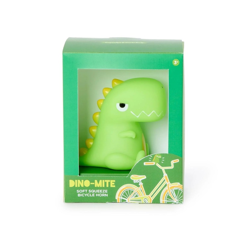 Dinosaur Soft Squeezable  Bicycle Horn in Gift Box