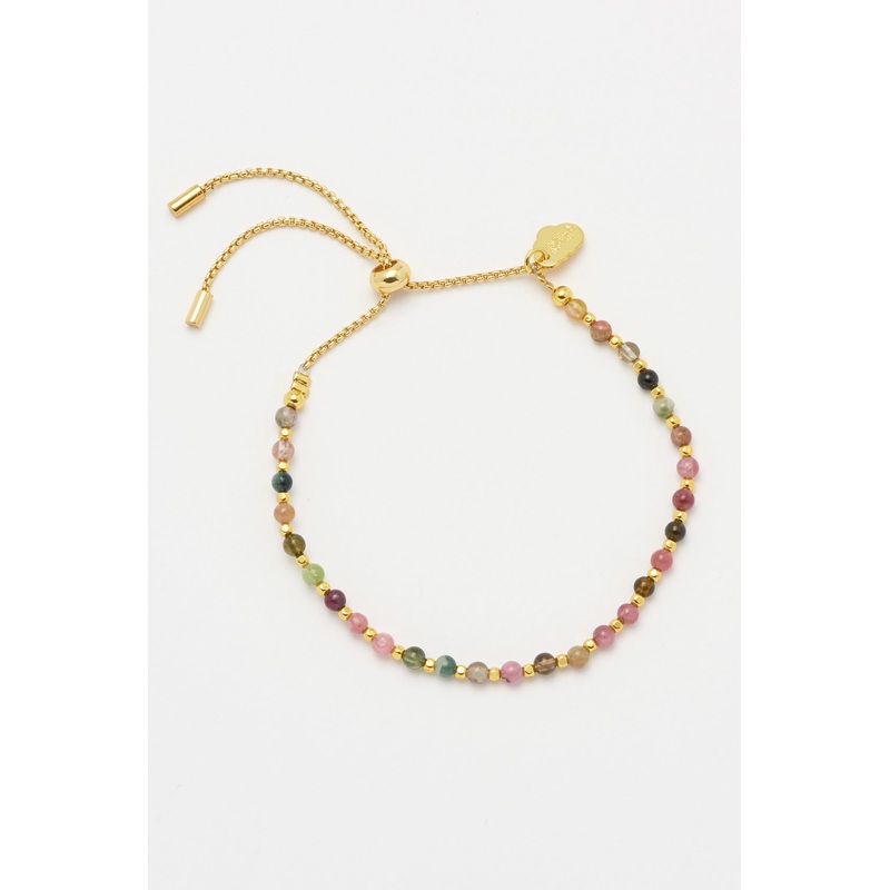Estella Bartlett Gold-Plated Gemstone Amelia Bracelet - Tourmaline
