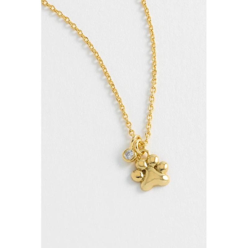 Estella Bartlett Gold-Plated Pawfect to Me Necklace