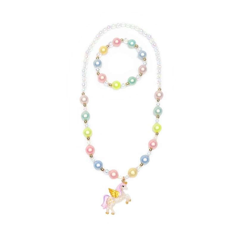 Great Pretenders Happy Go Unicorn Necklace Set