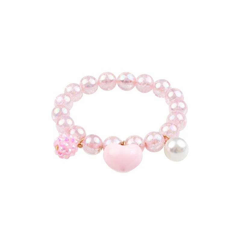 Great Pretenders Pink Heart Bobble Bracelet