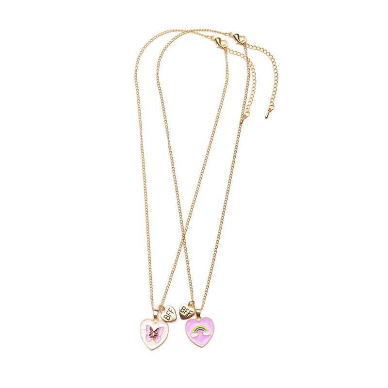 Great Pretenders Rainbow Butterfly BFF Necklace
