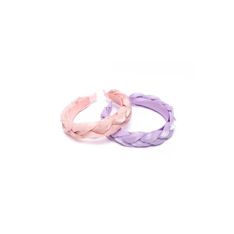 Great Pretenders Satin Plush Braid Headband