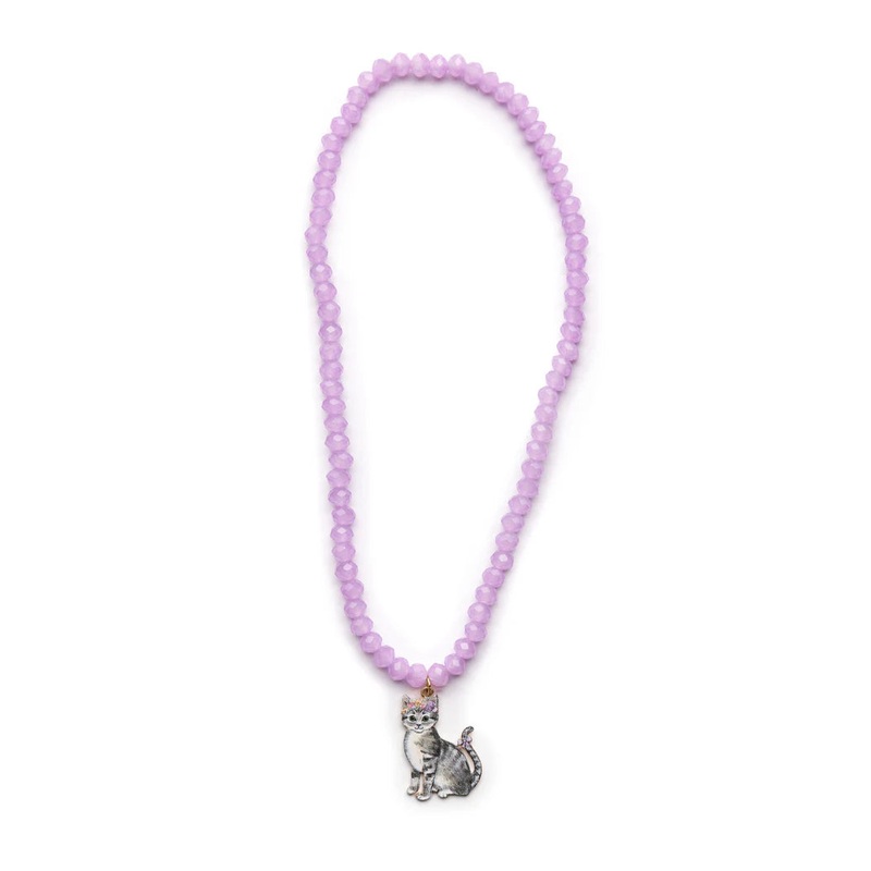 Great Pretenders Spring Kitten Lavender Necklace