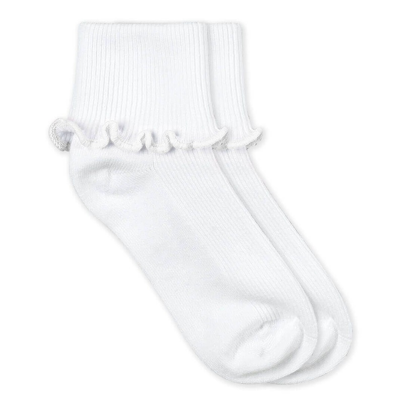 Jefferies Socks Ripple Edge Turn Cuff Socks