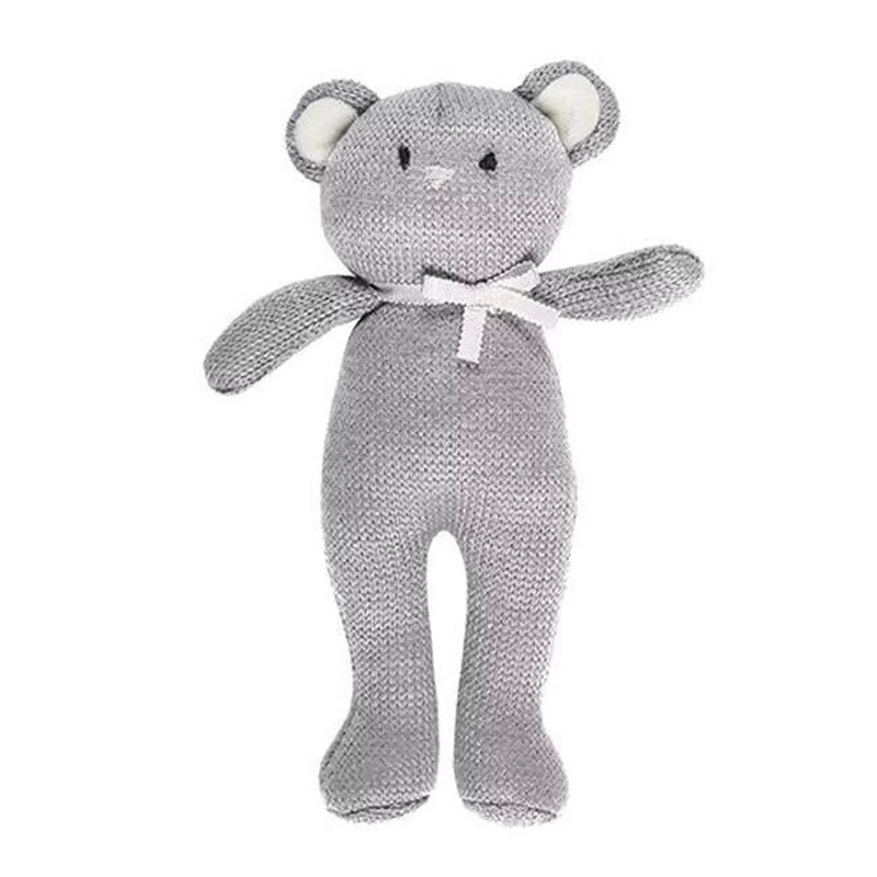 Stephan Baby Knit Bear Rattle Toy