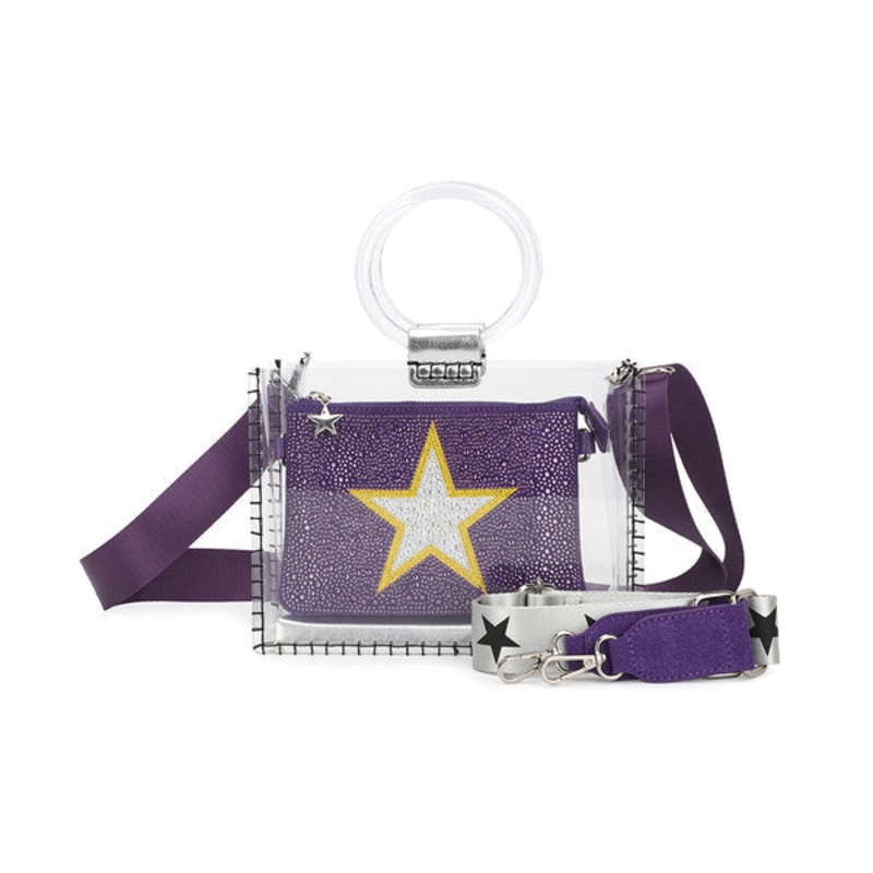 Vintage Havana Mini Molly Clear Bag
