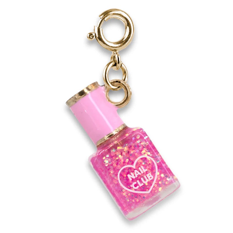 CHARM IT! Pink Glitter Nail Polish