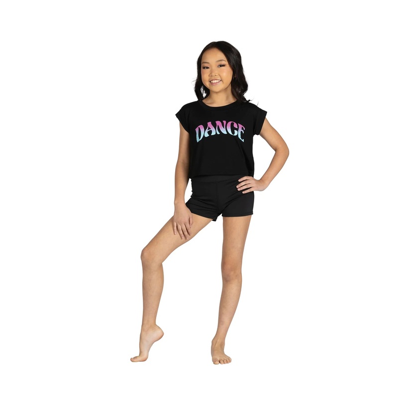 Dance Ombre Crop Tee