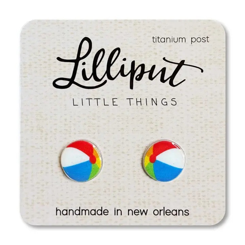 Lilliput Little Things Earrings - Beach Ball