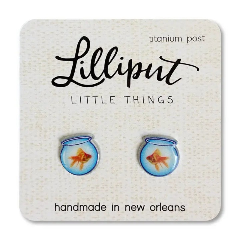 Lilliput Little Things Earrings - Fish Bowl
