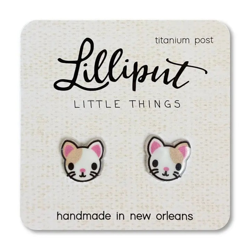 Lilliput Little Things Earrings - Kitty Cat