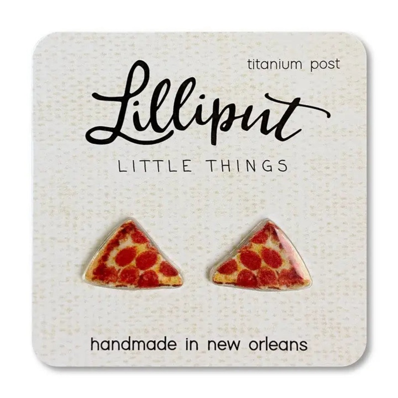 Lilliput Little Things Earrings - Pizza