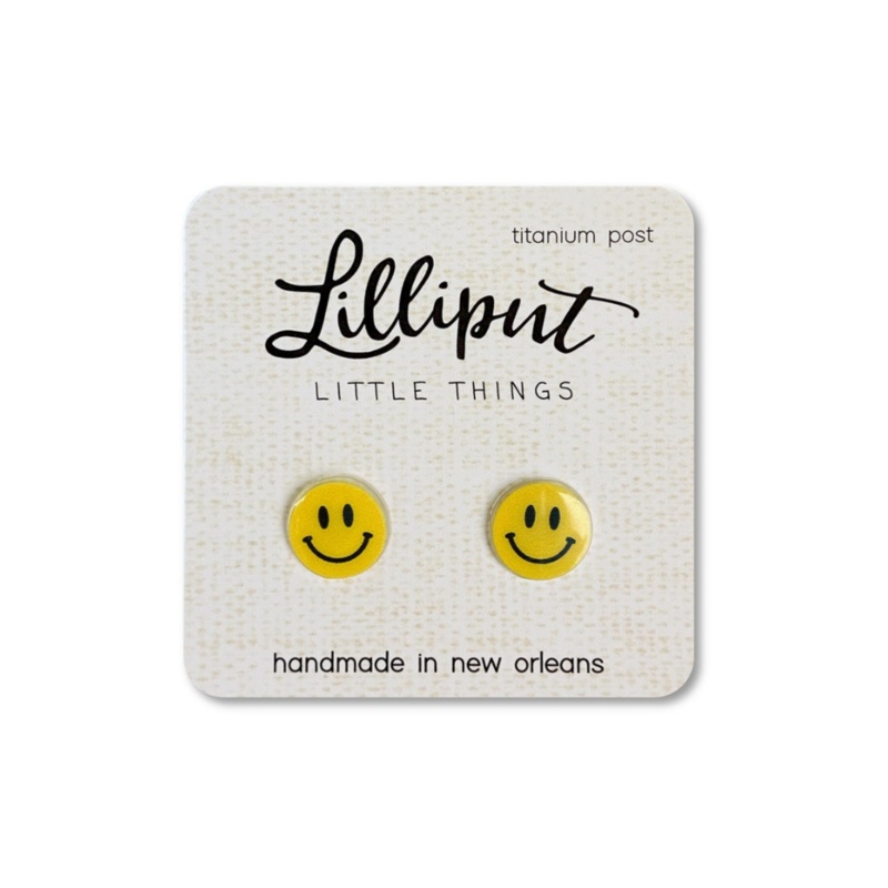 Lilliput Little Things Earrings - Smiley Face
