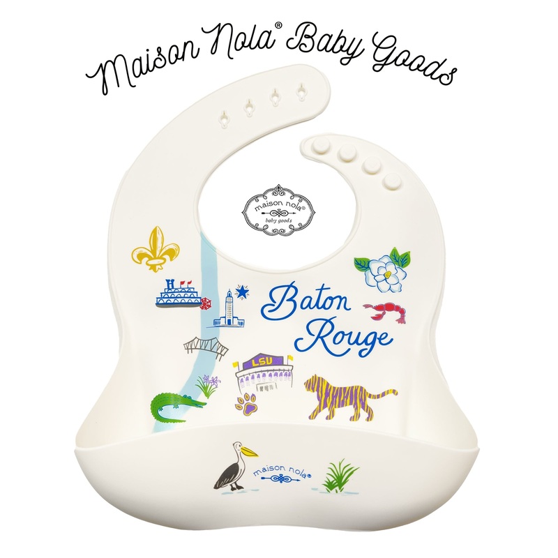 Maison NOLA Silicone Baton Rouge Bib