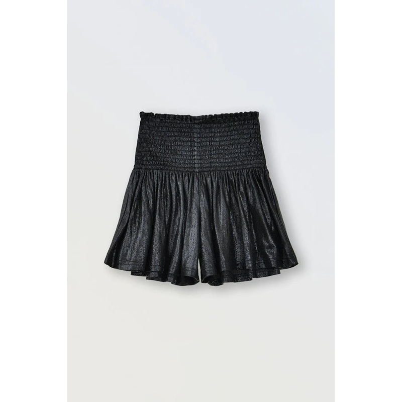 Molly Bracken Black Metallic Swing Shorts