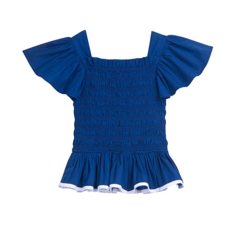 Bisby India Top - Nautical Navy