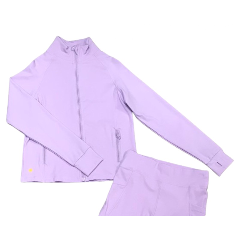 Generation Joy Zip Front Jacket - Lavender