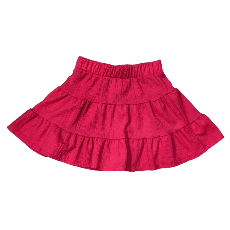 Good Girl Hot Pink Tiered Skirt