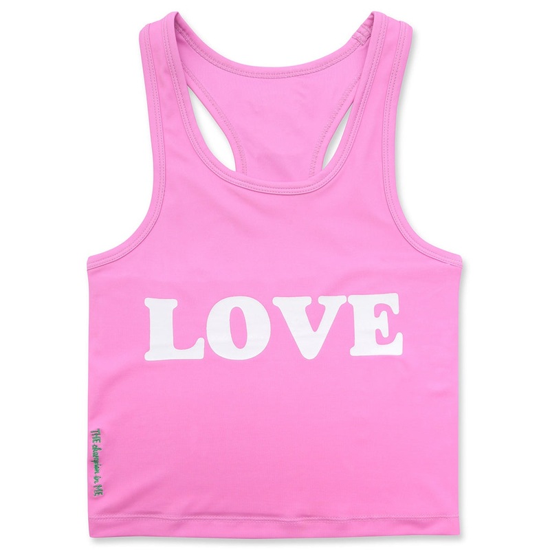 iScream Pink Theme Love Sports Tank Top
