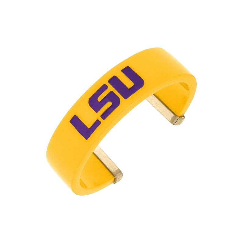LSU Tigers Resin Cuff Bracelet