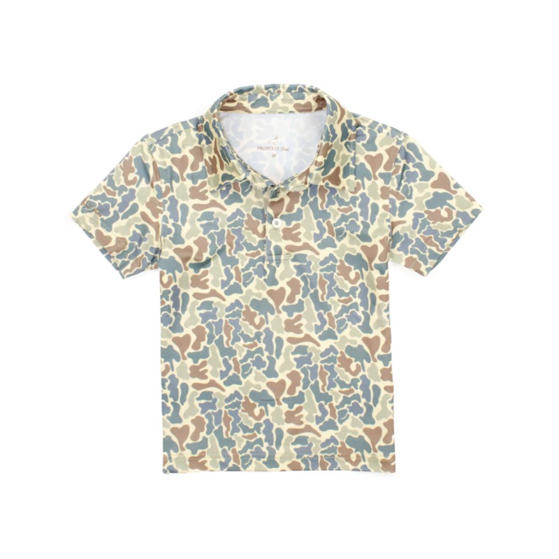 Properly Tied Inlet Polo Field Camo