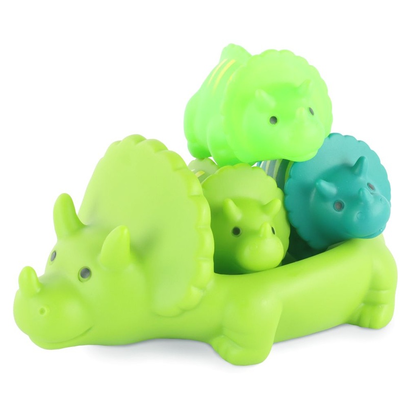 Dino Family Bath Floating Bath Toy Set
