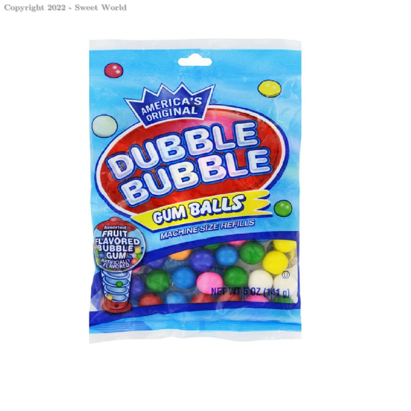 Dubble Bubble Gumball Refills - Machine Size Refills - 5oz