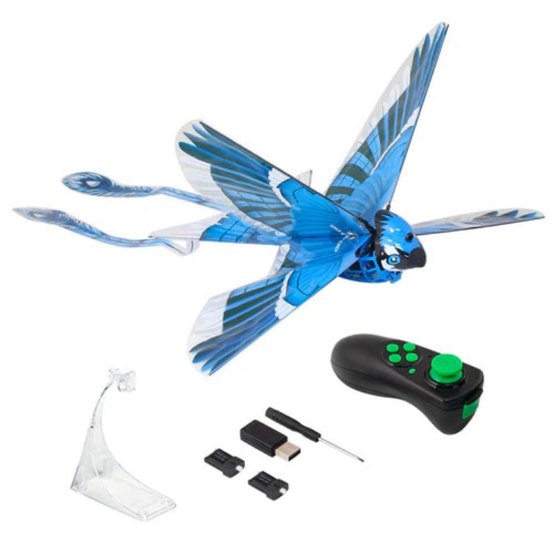 Go Go Bird Remote Control Bionic Flying Blue Jay