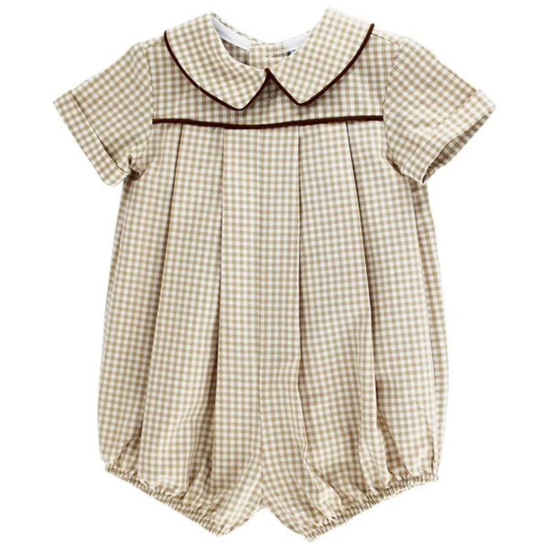 J. Bailey Dressy Bubble Short - Khaki Check