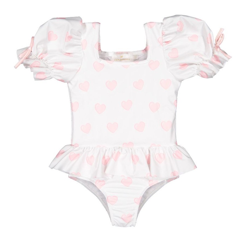 Sal & Pimenta Pink Hearts Swimsuit