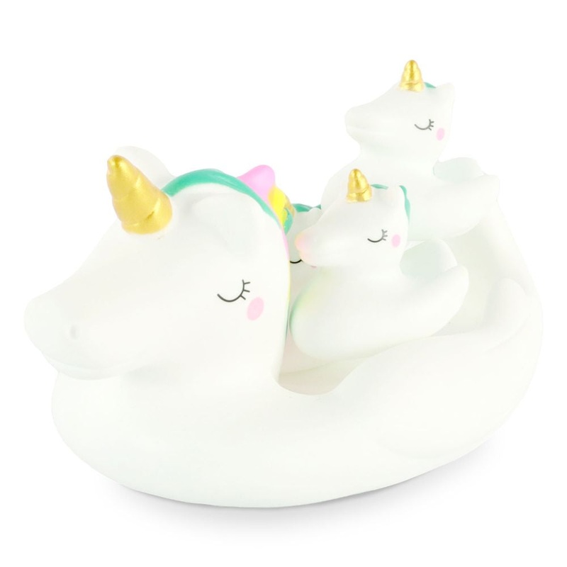 Unicorn Family Floating Bath Toy Set