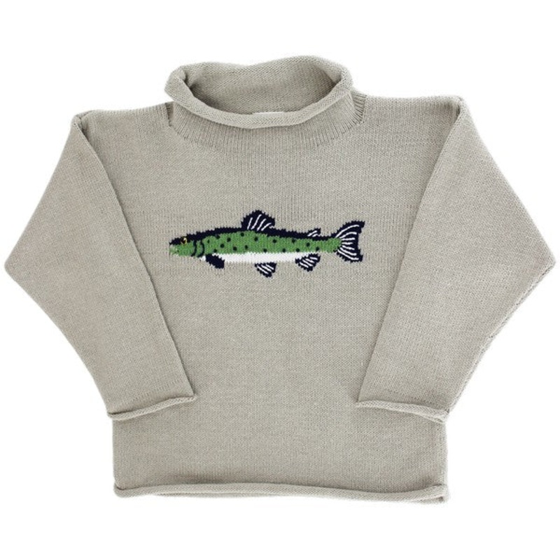 Bailey Boys Stone Roll Neck Trout Sweater