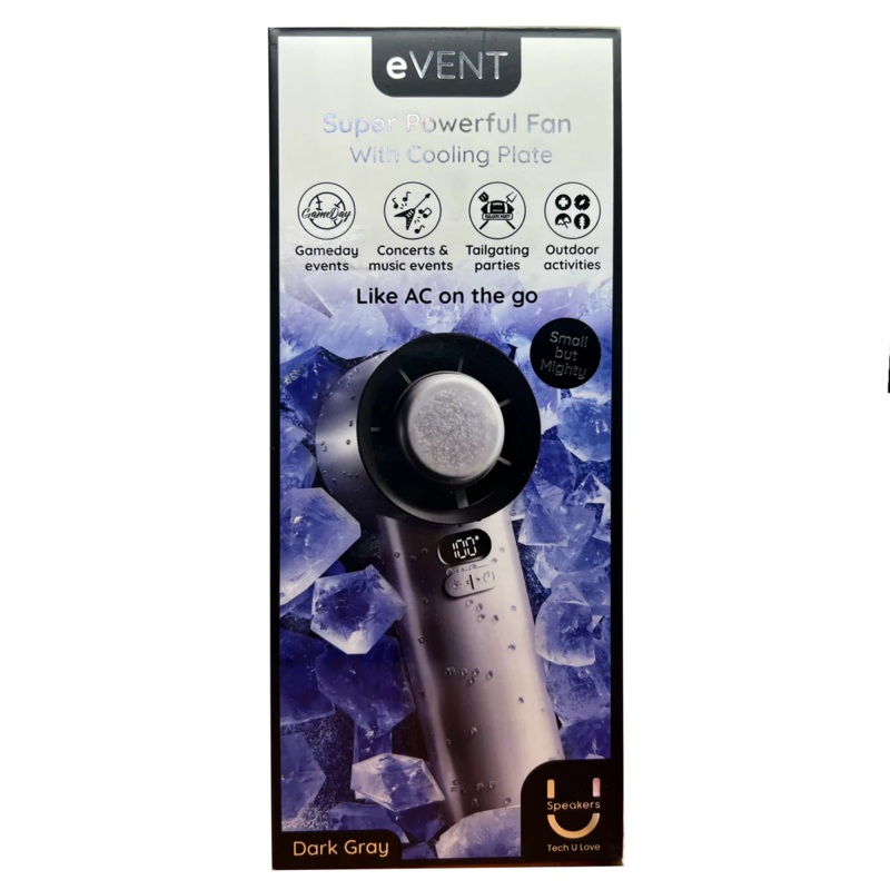 eVENT Super Powerful Fan with Cooling Plate - Like AC on the Go