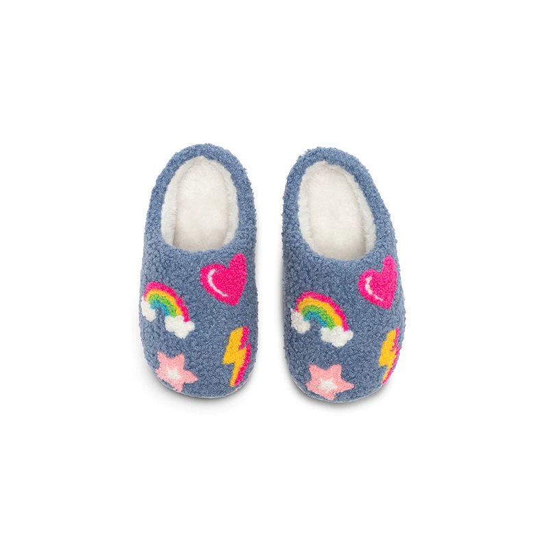Living Royal Denim Patch Slippers