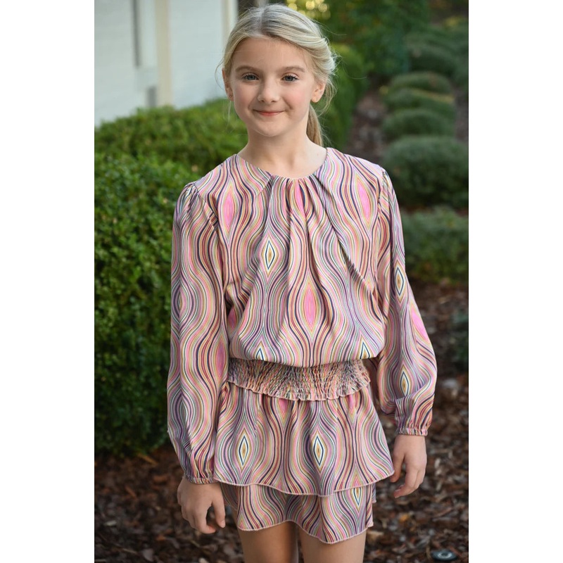 Pleat Collection Scottie Skirt - Peacock