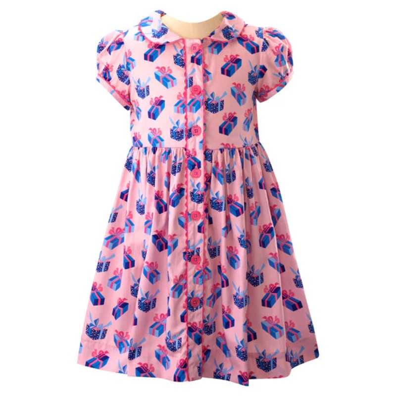 Rachel Riley Gift Button Front Dress