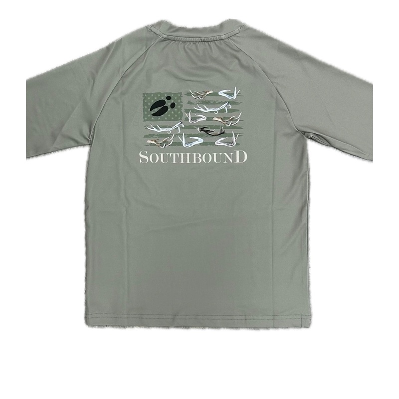 Southbound Performance L/S Tee - Hunting Flag