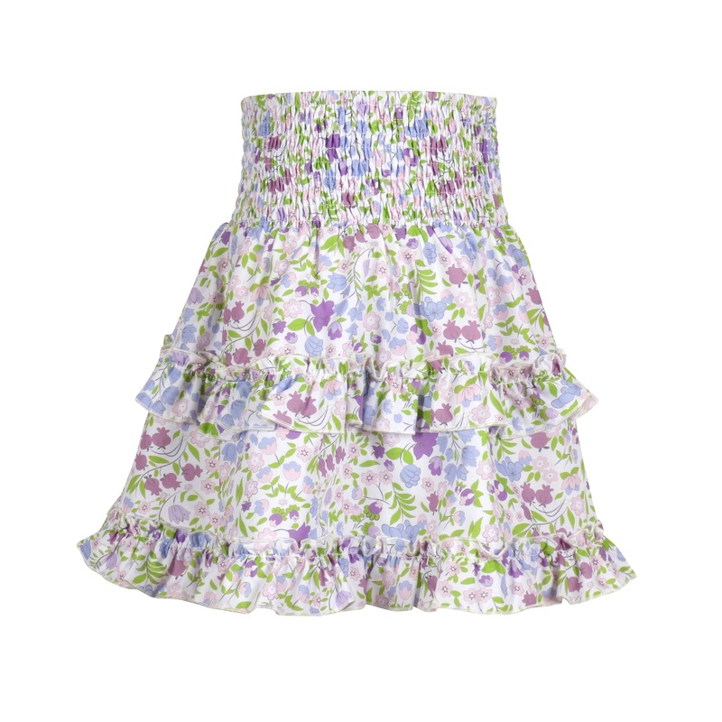 The Yellow Lamb Ivy Skirt - Mulberry Floral