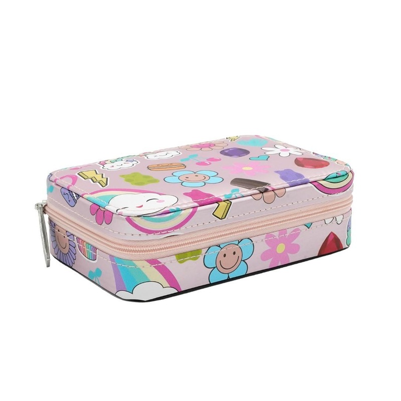 Bari Lynn Compact Jewelry Box - Fun Print