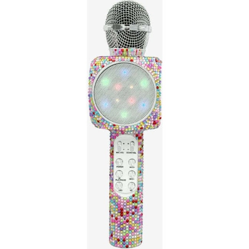 Bluetooth Sing-A-Long Karaoke Microphone - Confetti Bling